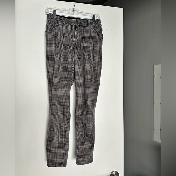 Democracy Ab Technology Gray Plaid Jeans Size 18 - Picture 4 of 11